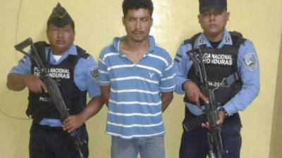 Elvin Gregorio Rodas Cálix (24) fue capturado en el caserío El Mogote del departamento de Yoro, Yoro.