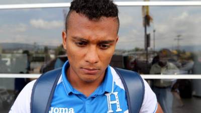 Alvarado mientras atendía a los medios de comunicación.