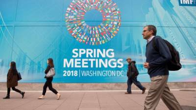 El Fondo Monetario Internacional celebra en Washington sus Reuniones de Primavera, en conjunto con el Banco Mundial.