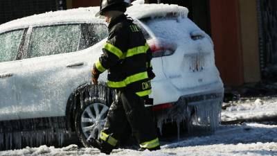 Las autoridades neoyorquinas se preparan para el azote de la tormenta invernal Grayson. ///EPA.