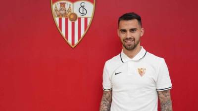 Suso se mostró feliz de llegar al Sevilla. Foto AFP.