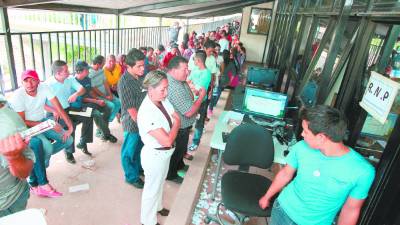 Las oficinas del RNP en todo el país han estado llenas en enero tramitando diferentes documentos, especialmente partidas.