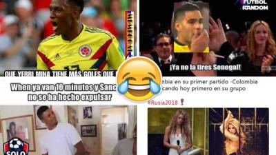 Los graciosos memes del triunfo de Colombia sobre Senegal y que clasificó a los colombianos a octavos de final del Mundial de Rusia 2018.