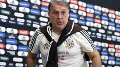 Gerardo 'Tata' Martino habló en rueda de prensa previo al partido contra Panamá. Foto AFP
