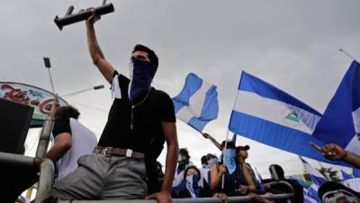 Continúan las violentas protestas contra el Gobierno de Ortega en Nicaragua./AFP.