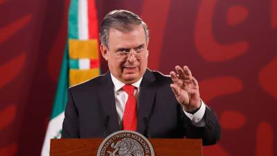 Marcelo Ebrard, secretario de Relaciones Exteriores de México.