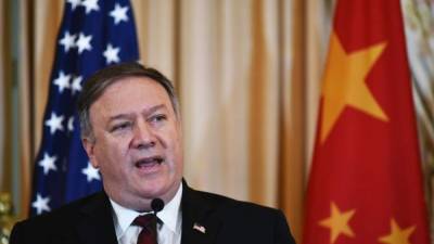 El jefe de la diplomacia estadounidense, Mike Pompeo. Foto: AFP