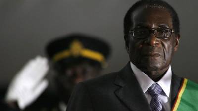 El expresidente de Zimbabue Robert Mugabe.
