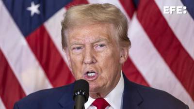 El expresidente y candidato presidencial republicano a la Casa Blanca, Donald Trump.