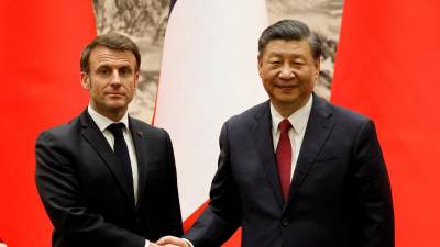 Xi Jinping recibió a su homólogo francés, Emmanuel Macron, en Pekín.