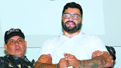 El ahora exjuez Marco Antonio Vallecillo está preso acusado del delito de extorsión.