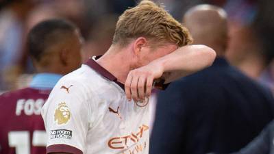 Kevin de Bruyne sufrió una lesión similar en la final de la Champions League hace dos meses.