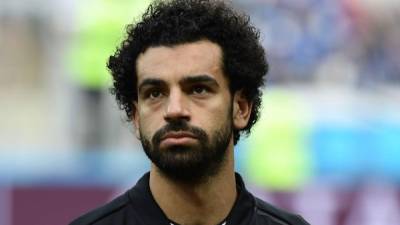 Mohamed Salah no pudo clasificar a octavos de final con Egipto en el Mundial de Rusia. FOTO AFP