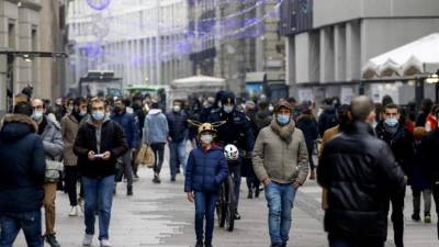 Con estas cifras Italia se prepara ya para las restricciones impuestas en el periodo navideño, las más férreas en los festivos y sus vísperas.