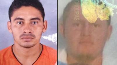 Wilmer Nahún Martínez (32) y Javier Enríquez Rodríguez (23).