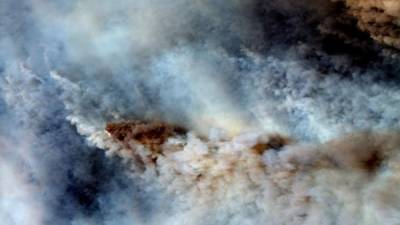 Imágenes satelitales muestran la intensidad de los incendios en Australia./AFP.