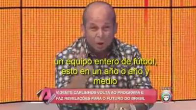La predicción la hizo en marzo de este año en un programa de televisión.