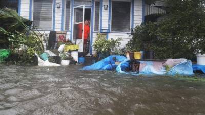 Las fuertes lluvias han inundado las calles de la Florida en Estados Unidos.