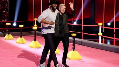 El DJ Stephen ‘Twitch’ Boss y Ellen DeGeneres en una foto de archivo.