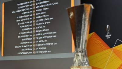 Así quedaron encuadrados los duelos de dieciseisavos de final de la Europa League. Foto AFP