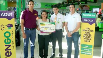 Fernando Maradiaga, Dolores Argueta de Hernández, Wilian Alcántara y Ulises Sandoval.