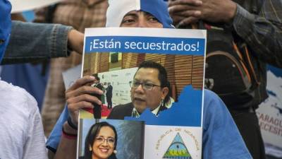 Las protestas antigubernamentales se iniciaron el 18 de abril contra una reforma al sistema de seguro social. AFP