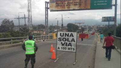 La vía sobre el puente La Amistad estará cerrada hasta el mes de febrero.
