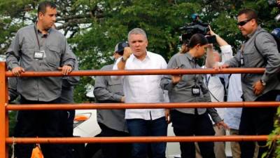 El mandatario colombiano, Iván Duque, lidera la ofensiva diplomática en la región contra Venezuela./AFP.