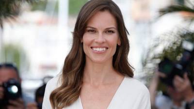 La actriz estadounidense, y ganadora del premio Óscar, Hilary Swank.