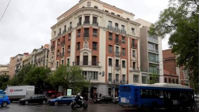 Edificio de la calle Goya, en Madrid, donde se encuentra uno de los pisos propiedad de ciudadanos venezolanos que blanqueaban cientos de millones de euros.
