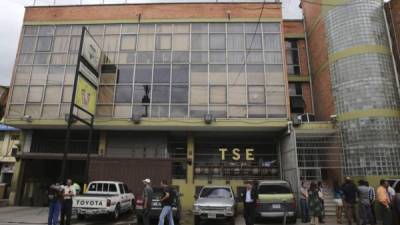 El TSE es el centro de la operación electoral.