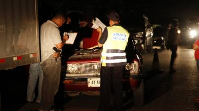 El accidente se suscitó en la 27 calle de San Pedro Sula.