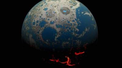 Unos científicos en EEUU han creado un modelo que permite analizar las confusas condiciones de los primeros momentos de creación de la Tierra, en plena erupción volcánica y cuando era alcanzada por asteroides, informó hoy la revista 'Nature' EFE