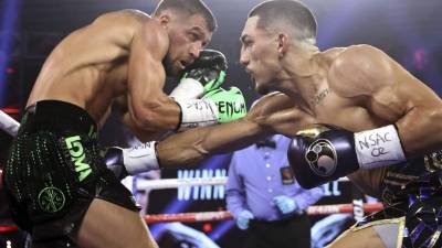 Teófimo López le ganó a Vasyl Lomachenko en Las Vegas.