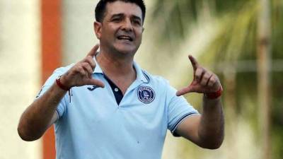 Diego Vázquez, entrenador del Motagua.