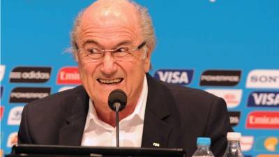 El presidente de la FIFA, el suizo, Joseph Blatter.