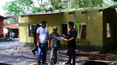 La posta policial de Armenta estará terminada en unos meses.