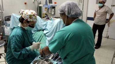 Fotografía de archivo de un hospital hondureño.