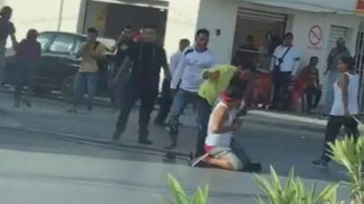 El 'acto justiciero' se desarrolló en la zona conocida como El Crucero, sitio comercial donde también se halla el parque central.