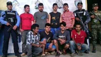 Los supuestos delincuentes operaban en Santa Bárbara y Lempira.