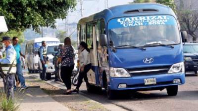 El bus cubre la ruta Carrizal-Unah-la Sosa.
