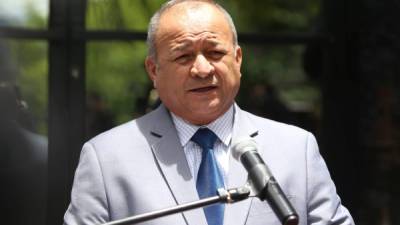 Julián Pacheco Tinoco, secretario de Seguridad en Honduras. Foto archivo.