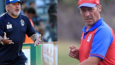 Diego Maradona es un gran amigo del estratega Pedro Troglio del Olimpia.