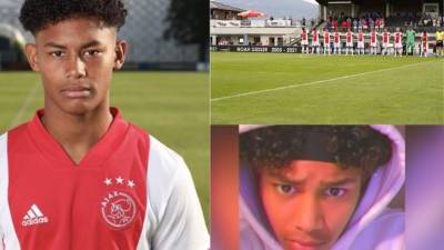 Luto en el fútbol.. Noah Gesser, joven canterano del Ajax, falleció junto a su hermano en una noticia que ha impactado a nivel internacional. Fotos instagram Noah Gesser y Ajax.