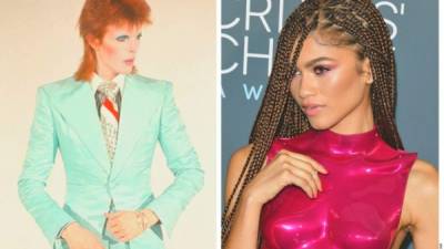 David Bowie fue un adelantado a su tiempo en cuanto a moda y arte. Zendaya es uno de los actuales iconos por su estilo contemporáneo.