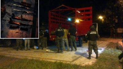 En camión fue denido en San Pedro Sula y viajaba de Puerto Cortés hacia Copán.