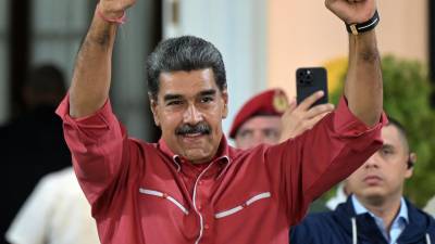 Maduro durante un evento el miércoles en el Palacio de Miraflores.