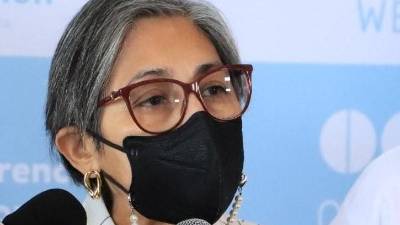 Maribel Espinoza, precandidata presidencial del Partido Liberal.