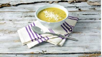 Una rica sopa saludable para almorzar.