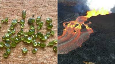 Los olivinos se forman a partir del contacto de las rocas volcánicas con el agua.